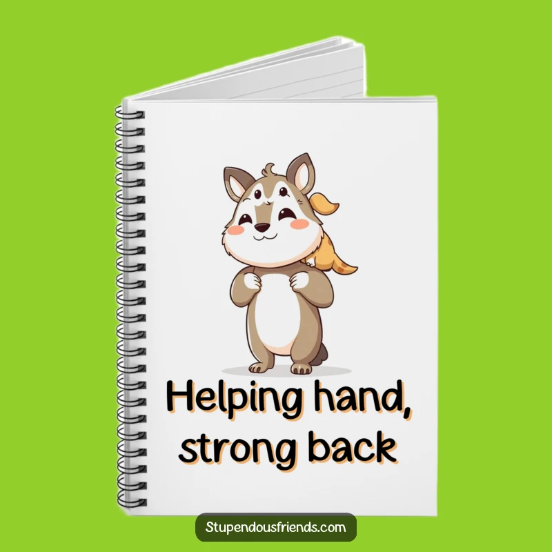 Funny Support Notebook: Lifting Friends - Ideal Funny Gift for Note-Takers