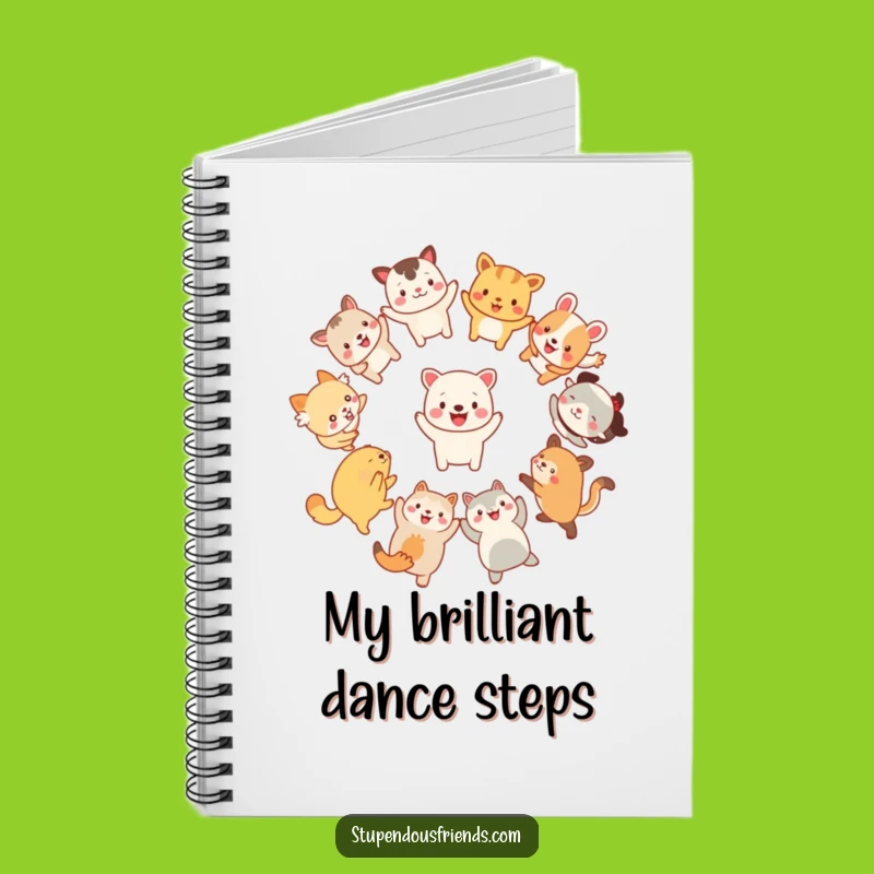 Funny Animal Dance Notebook: Jot Down Ideas with Joyful Characters, Perfect Gift