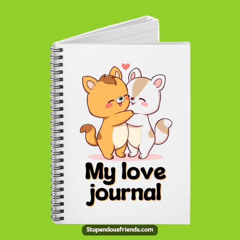 Funny Hugging Animals Notebook - Capture Warm Thoughts, Perfect Gift for Writers