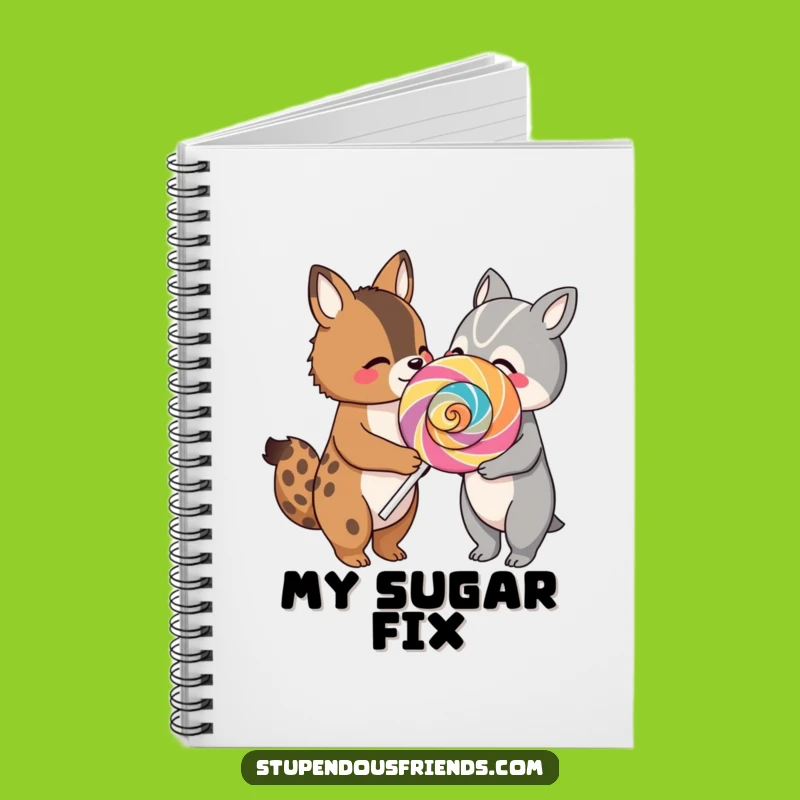 Funny Animal Lollipop Notebook: Jot Down Sweet Ideas with Adorable Friends