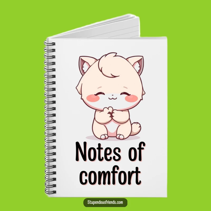 Funny Comforting Paw Notebook: For Your Kind Thoughts & Notes