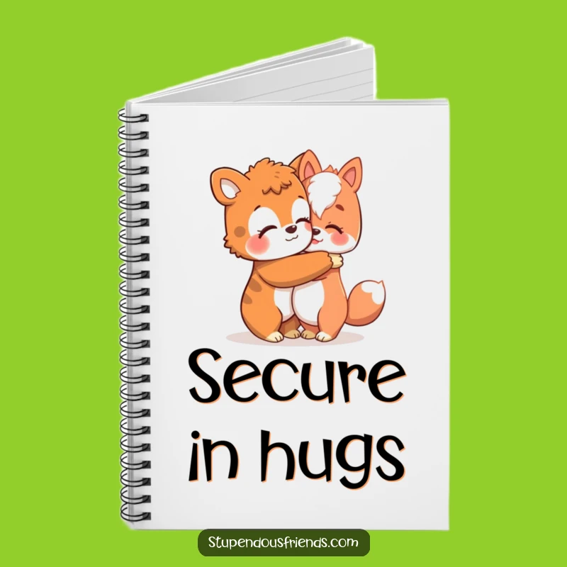 Funny Hug Notebook: Comforting Friends - Ideal Funny Gift for Note-Takers