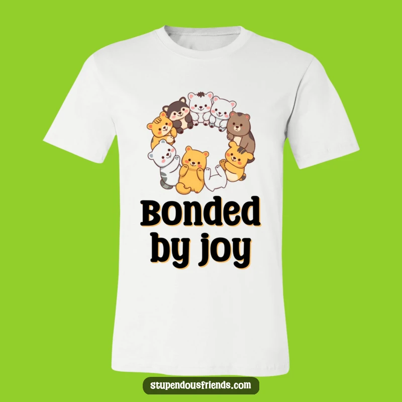 Funny Togetherness T-Shirt: Animal Circle - Perfect Funny Gift