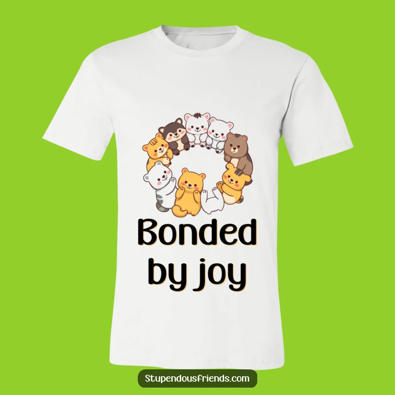 Funny Togetherness T-Shirt: Animal Circle - Perfect Funny Gift