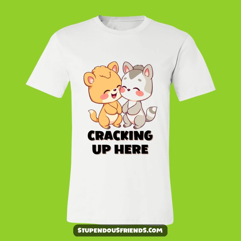 Funny Giggling Animals Cute Tee - Wear Your Joyful Moment Out