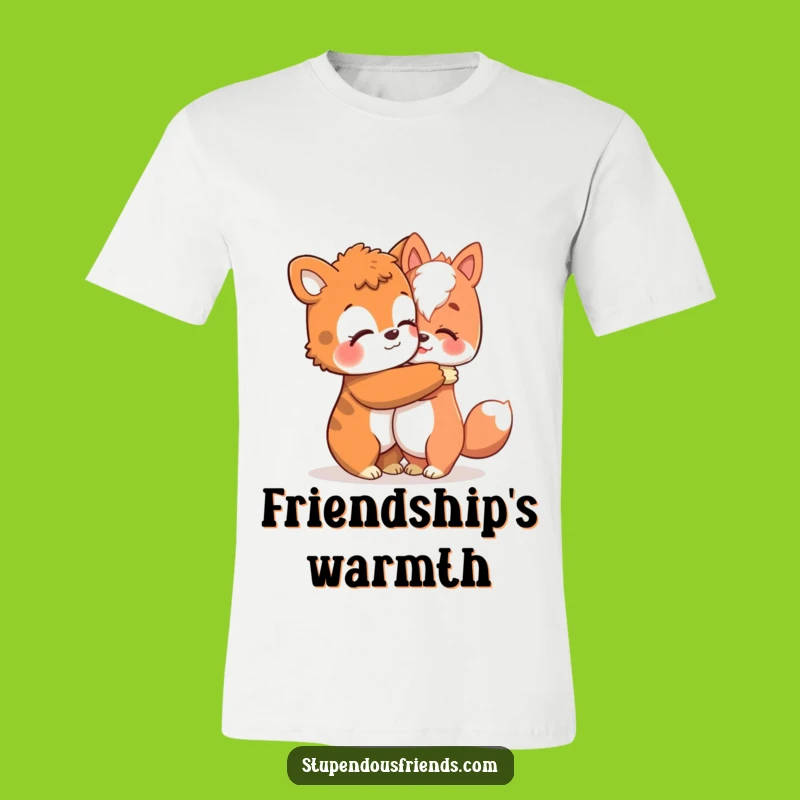 Funny Hug T-Shirt: Comforting Pals - Perfect Funny Gift