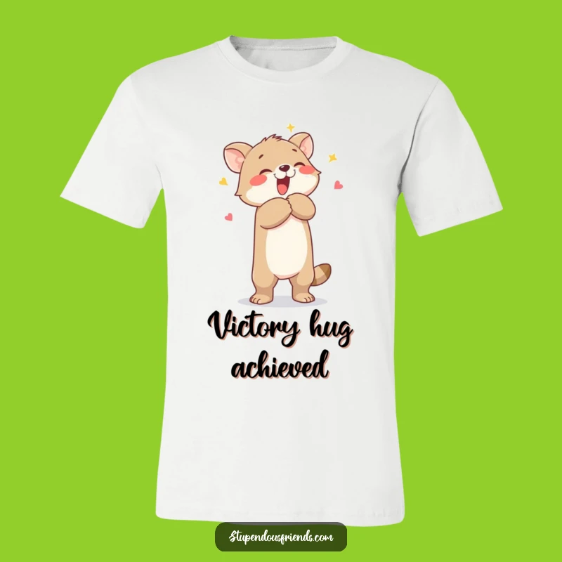 Funny Animal Hug T-Shirt: Hilarious Tee for Celebrating Bestie Moments
