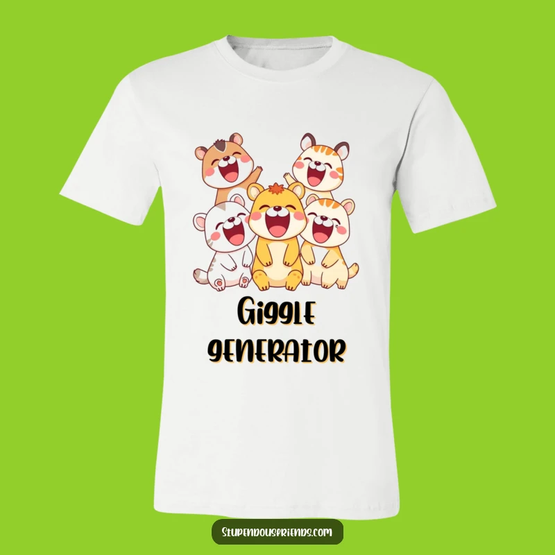 Funny Laughing Animals T-Shirt: Share the Giggles, Hilarious Gift Tee