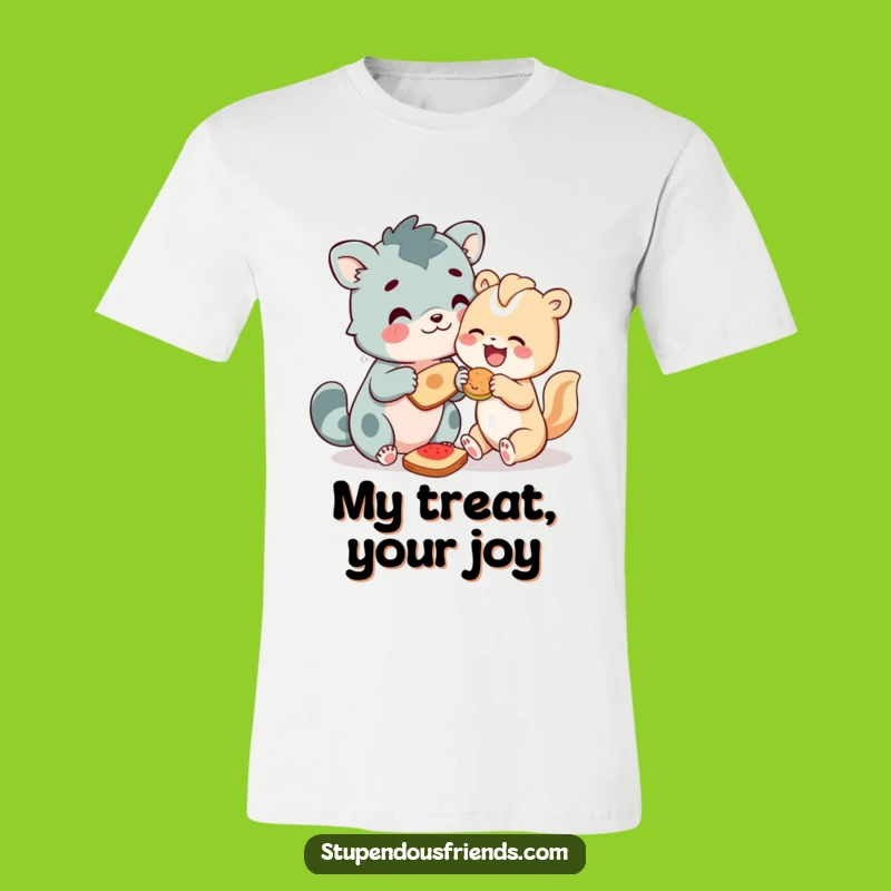 Funny Sharing Animal Friends T-Shirt: Wear Your Generous Heart