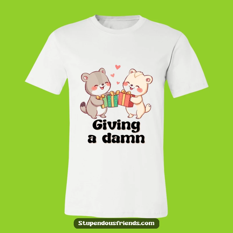 Funny Gift Exchange T-Shirt: Hilarious Animal Present Tee for Festive Fun Gift