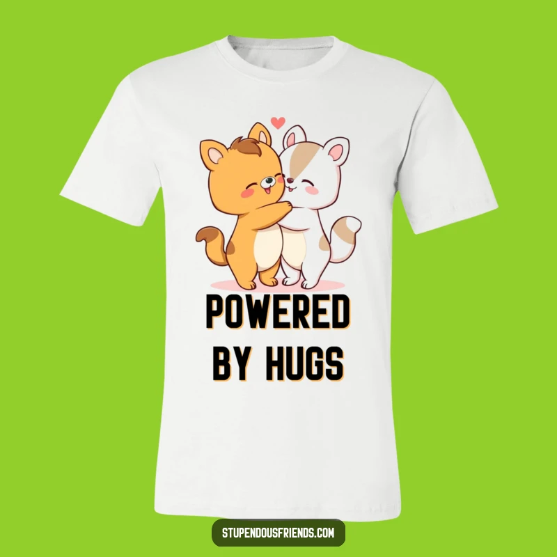 Funny Hugging Animals Tee - Express Your Love, Perfect Gift for Besties