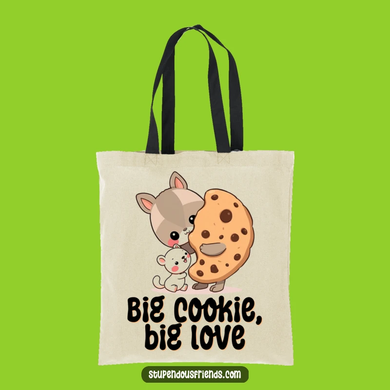 Funny Sharing Cookie Tote Bag - Carry Your Generosity Everywhere