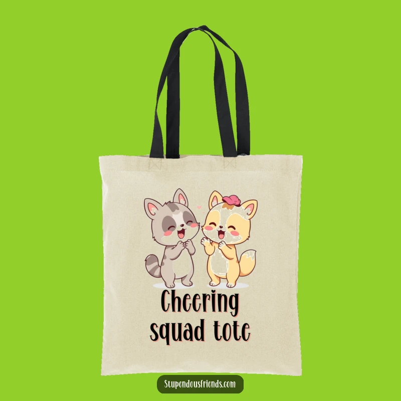 Funny Animal Cheer Tote Bag: Hilarious Carry-All for Encouragement