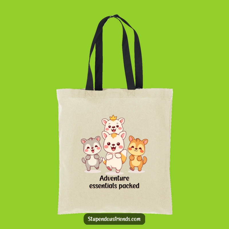 Funny Kawaii Adventure Leader Tote Bag: Carry Your Fun on Hilarious Explorations Gift