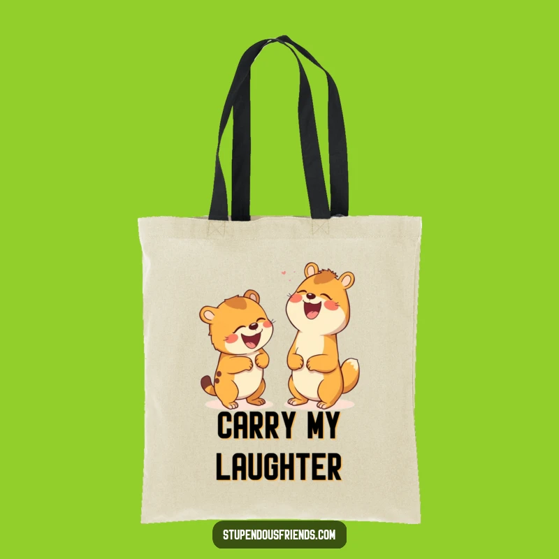 Funny Laughing Animals Tote Bag: Hilarious Carry-All for Joke Lovers