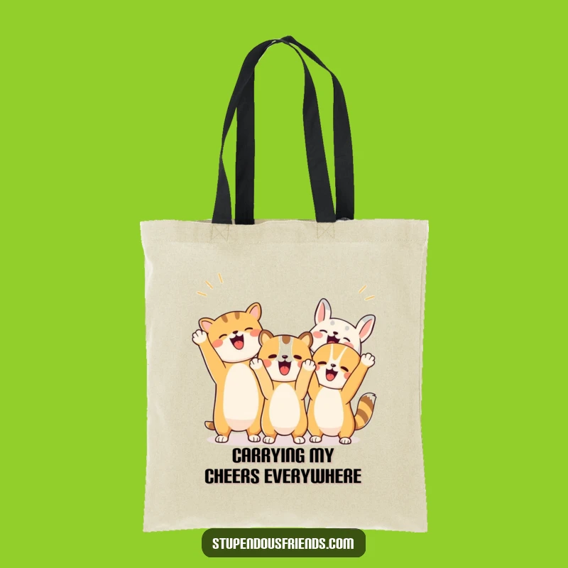 Funny Support Animals Tote: Carry Your Enthusiasm Everywhere