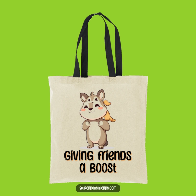 Funny Tote Bag: Friendship Support - Your Perfect Funny Gift Idea