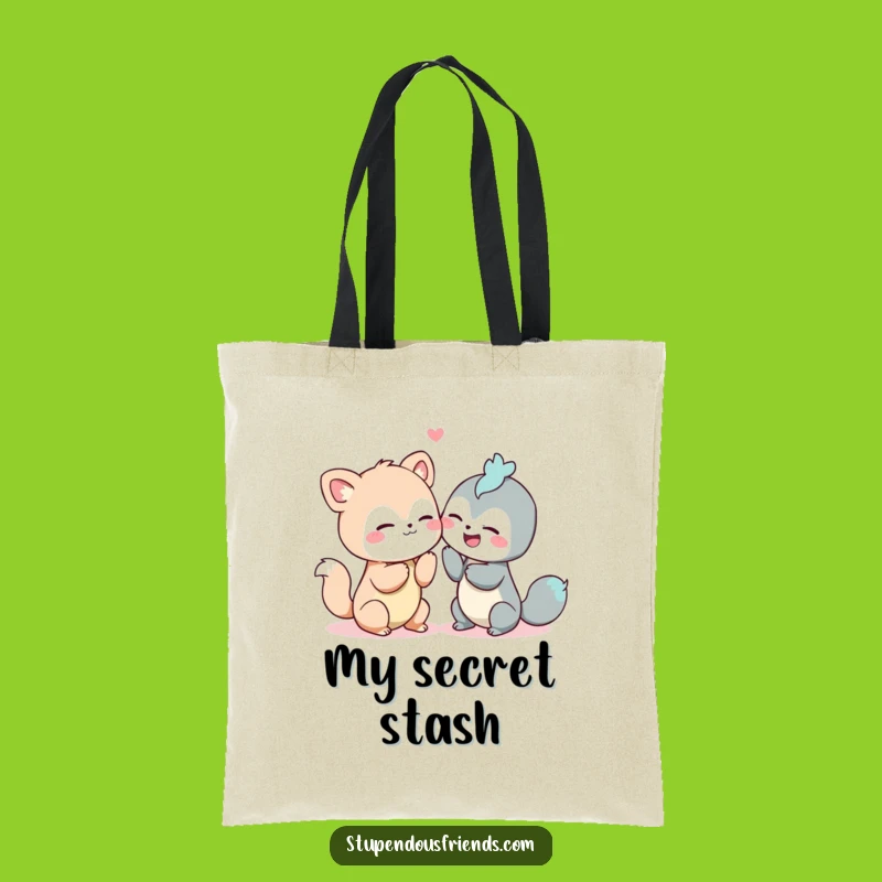 Funny Secret Sharers Tote Bag: Carry Your Giggles in Style