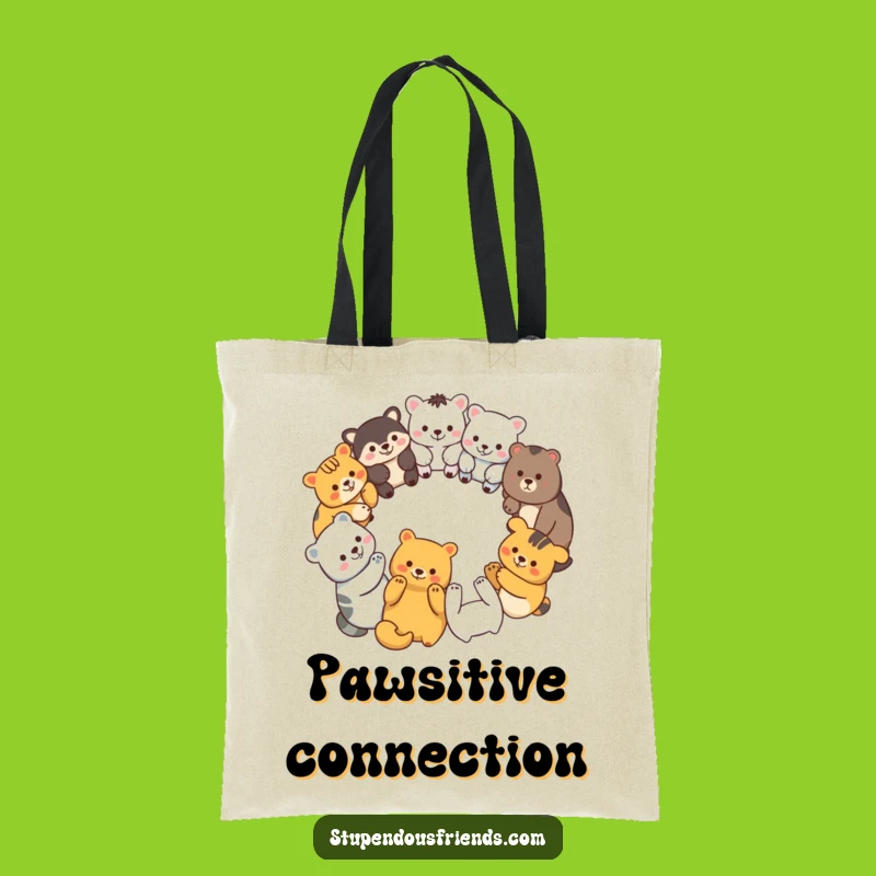 Funny Tote Bag: Animal Friends Unite - Your Perfect Funny Gift