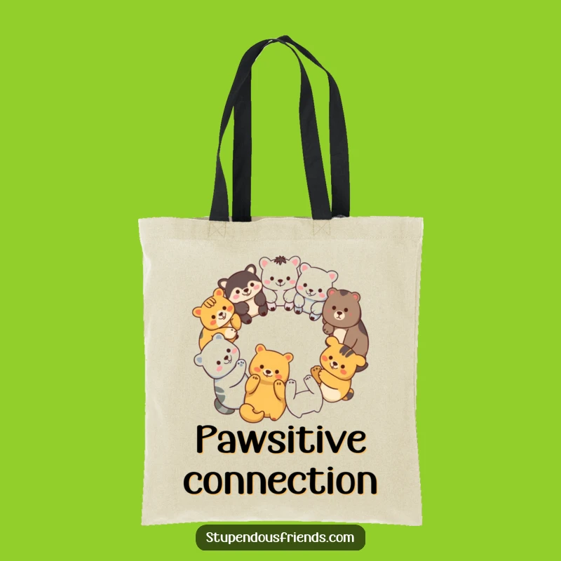 Funny Tote Bag: Animal Friends Unite - Your Perfect Funny Gift